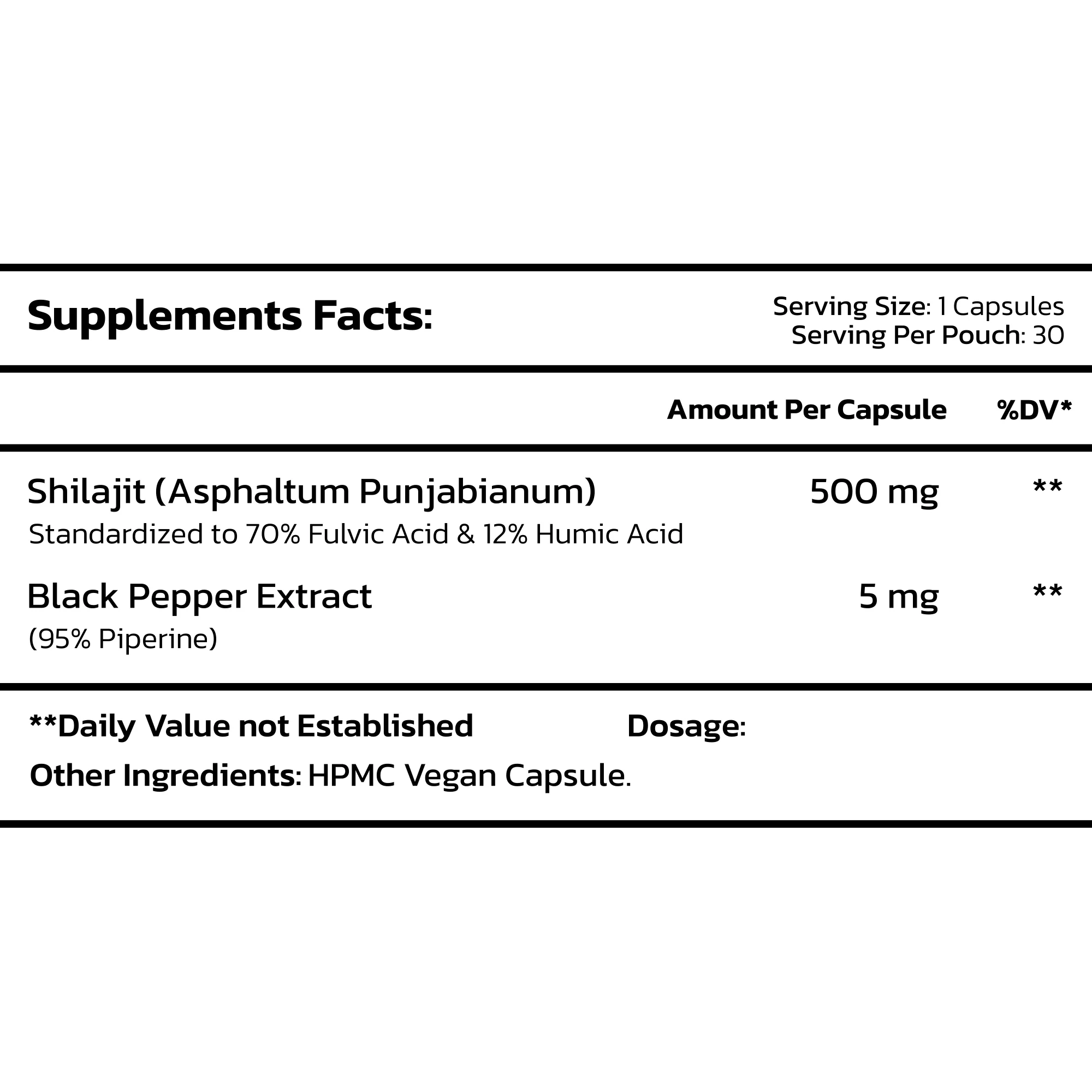 Himalayan Shilajit 60 Capsules - Image 3